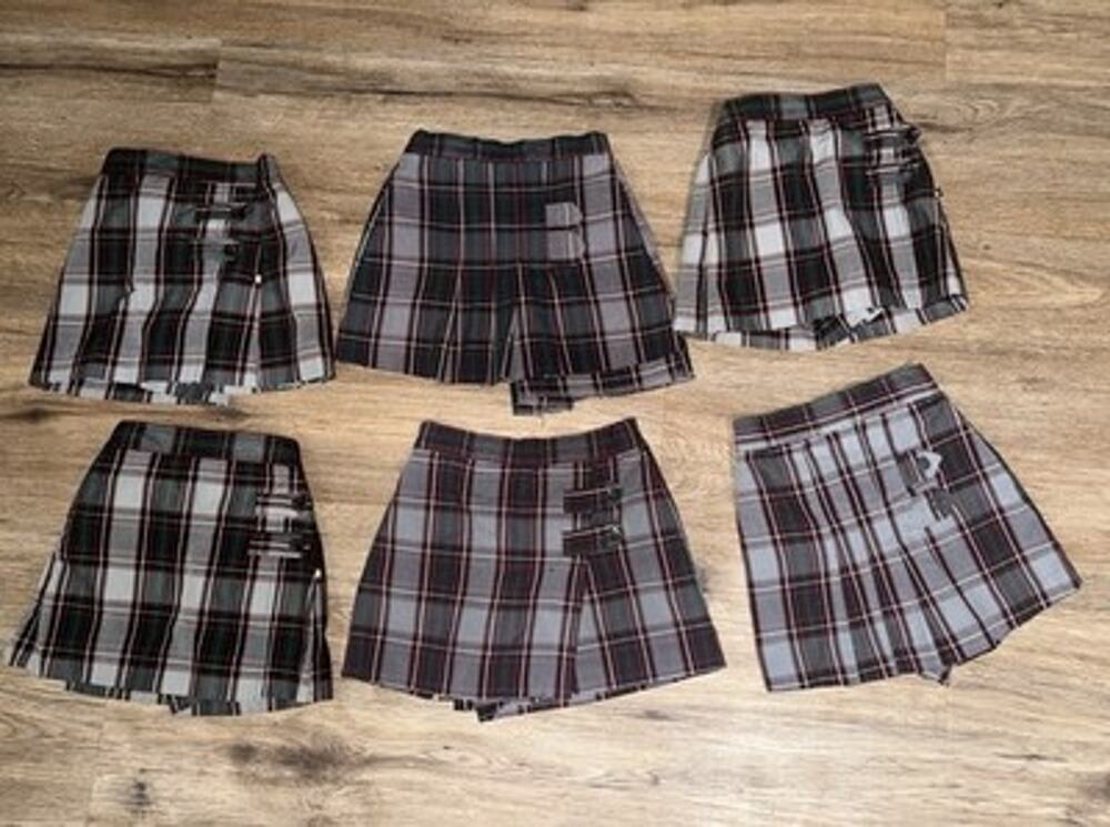 Little Girls Lot of 3 Catholic School Uniform Skirts Plaid size G3